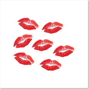 Kiss on the lips Posters and Art